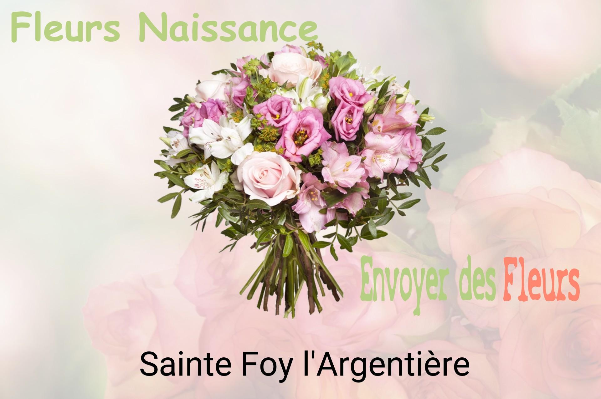 Bouquet de fleurs de naissance livré à Sainte-Foy-l'Argentière